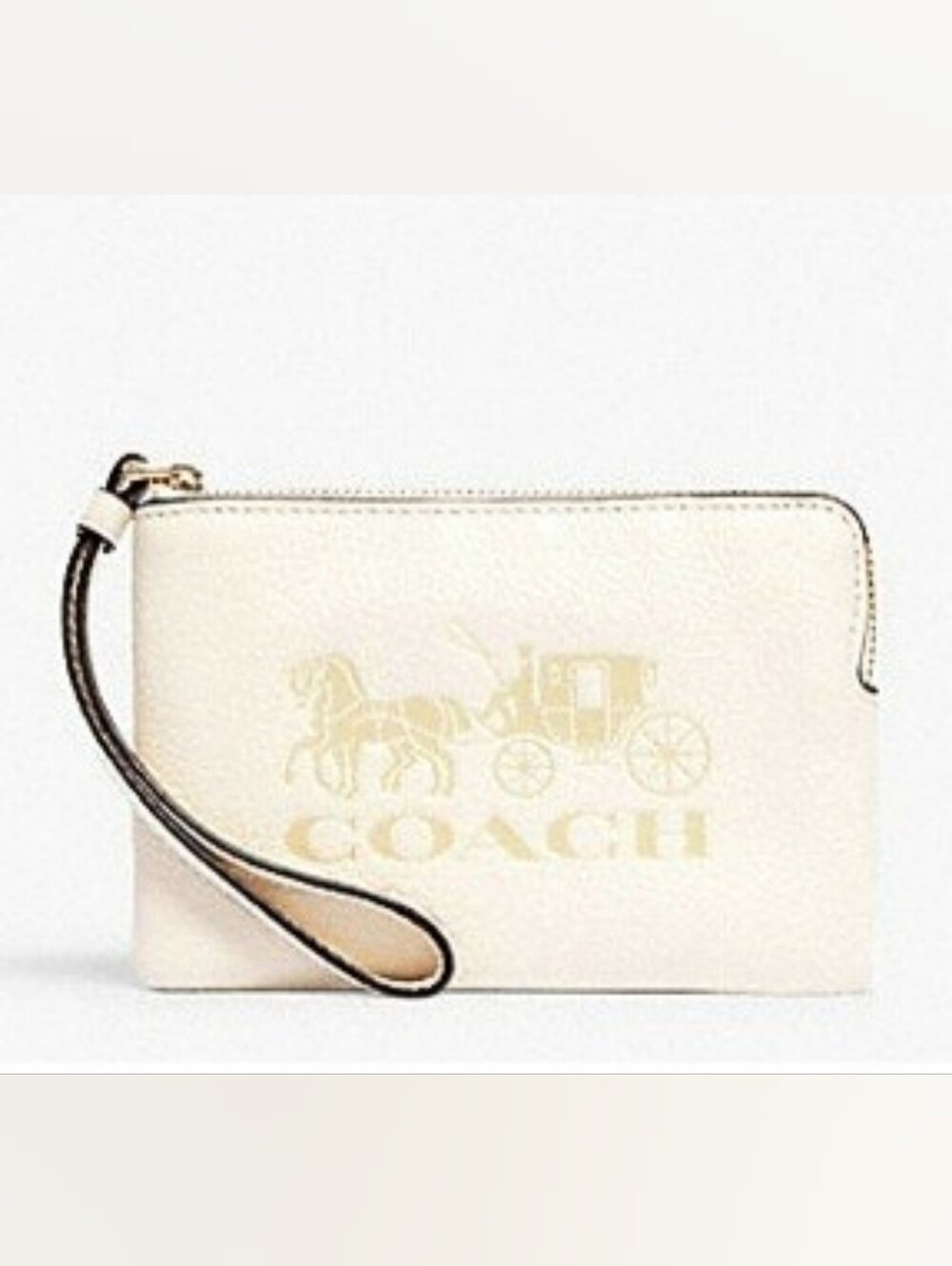 Coach Jes Corner Zip Wristlet